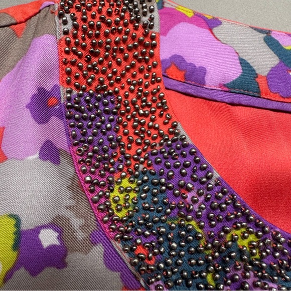 BODEN silk blend floral dress, US 6. - Picture 6 of 7